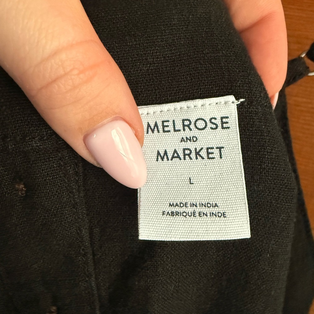 Melrose & Market Button Back Apron Minidress - Picture 5 of 6